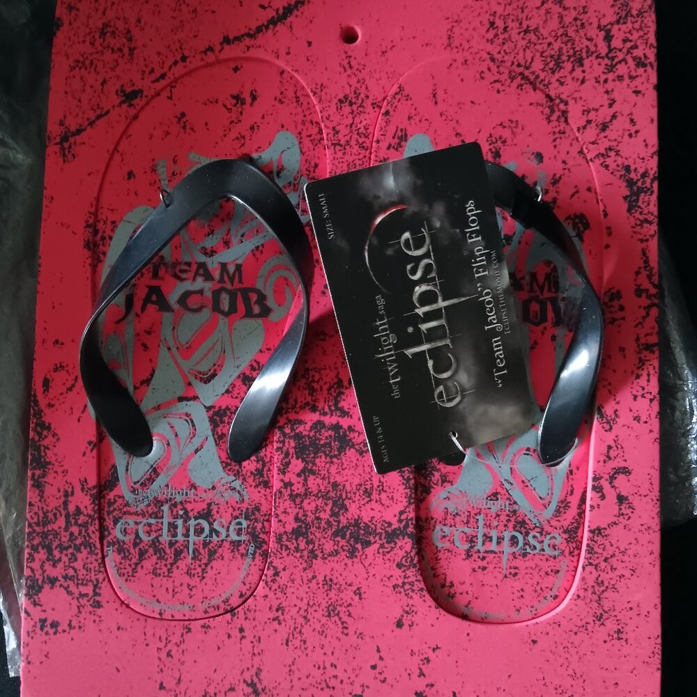 Collectible eclipse flip flops movie unit